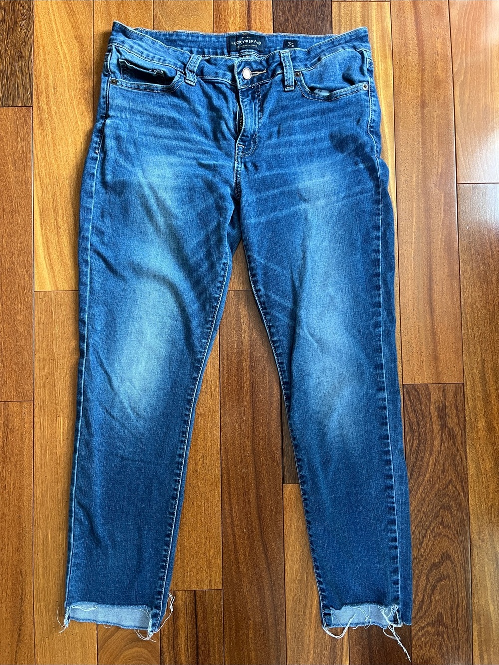 Lucky Brand 12/31 Lolita Crop Blue Skinny Ankle Jeans